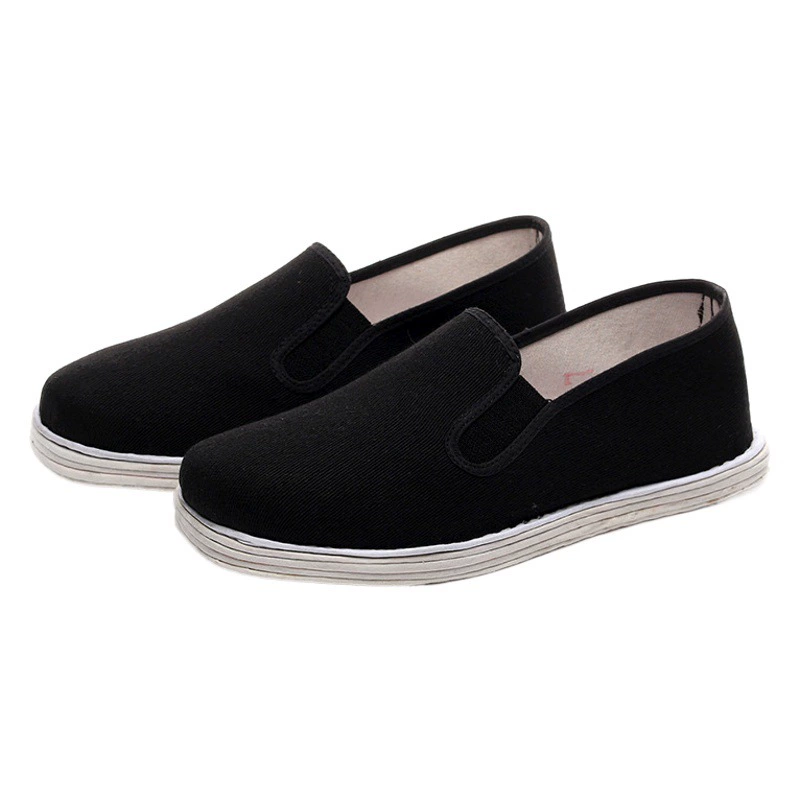 Тканевая обувь Old Beijing ручной работы из лазаньи, Мужская хлопчатобумажная обувь для фермы, весенне-летняя Молодежная обувь для отдыха и здоровья