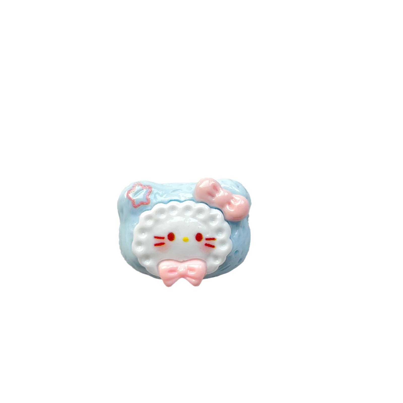 ミルクチョコクッキーkitty猫樹脂アクセサリーdiyクリームゴム携帯ケースヘアクリップ帽子手袋アクセサリー
