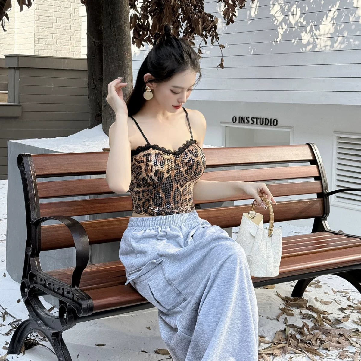 Сексуальные ногти с Sequins, топ-бюстье, кружевной топ без рукавов, утягивающий эффект