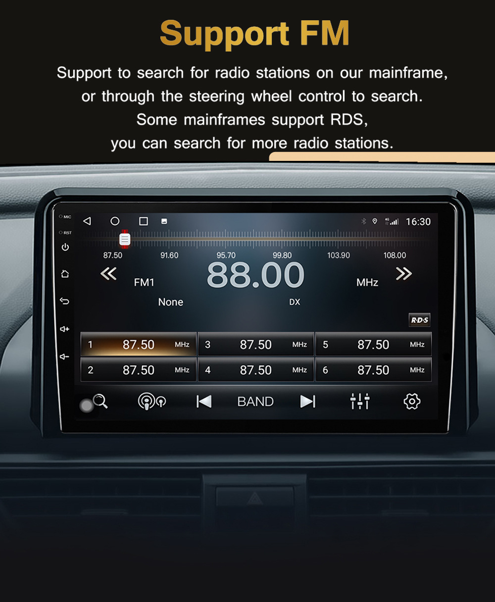 Suitable for Toyota Corolla 06-13 Gps Android Navigation System with Bluetooth and Reversing Camera Intelligent Car Machine