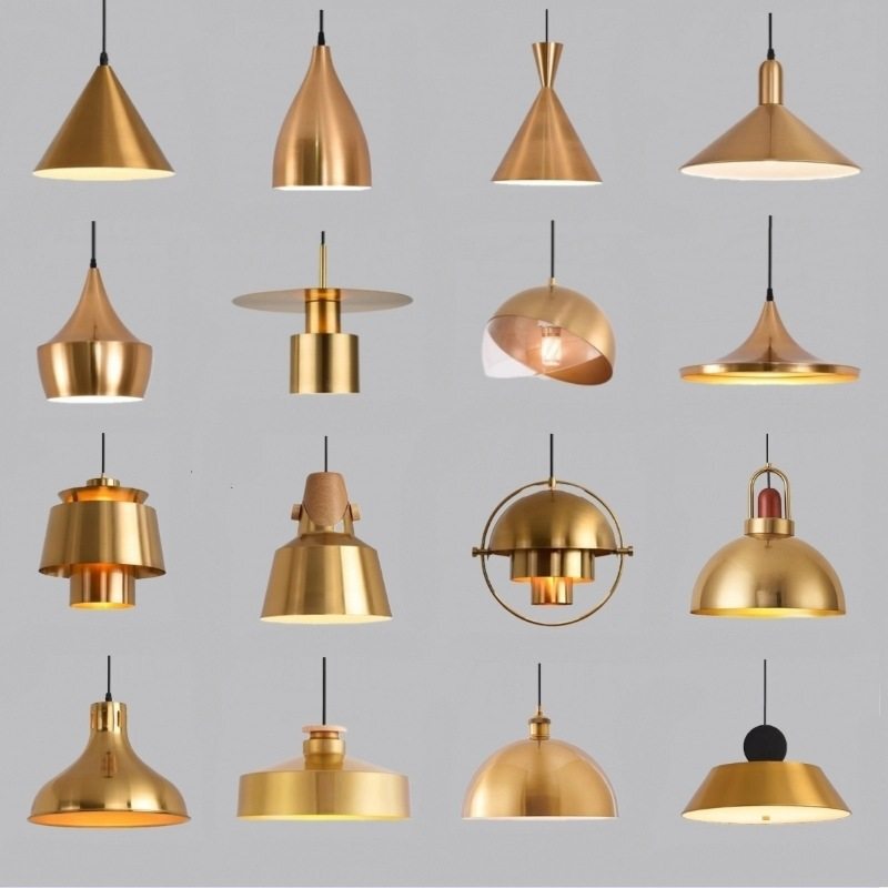 Light Luxury Golden Dining Chandelier, Copper-Colored Industrial Style Lighting, Commercial Lighting for Hot Pot and Barbecue Restaurants, Bars, Counters, and Cafes Light Luxury Golden Dining Chandelier, Copper-Colored Industrial Style Lighting, Commercial Lighting for Hot Pot and Barbecue Restaurants, Bars, Counters, and Cafes