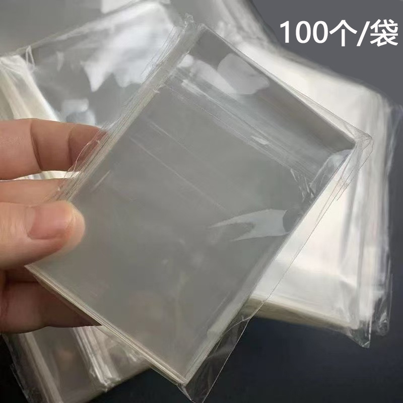 Bolsos planos al por mayor 100 bolsas de plástico bolsas de embalaje de caramelo transparentes bolsas de embalaje de joyería bolsas de embalaje OPP Bolsos planos