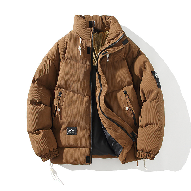 Men's outdoor windproof cotton-padded jacket/coat for autumn and winter, thickened, warm and cold-resistant, graphene heating jacket, windproof.