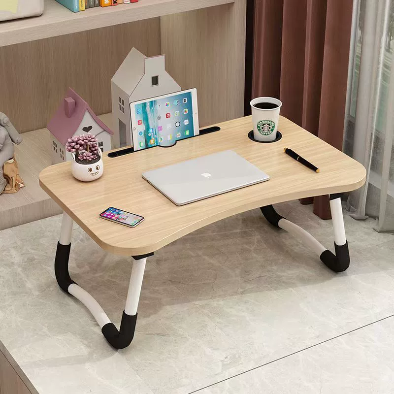 Наборный стол-кровать Студенческое общежитие Стол для ноутбука с чашкой в стиле простой маленький стол для ленивых в общежитии