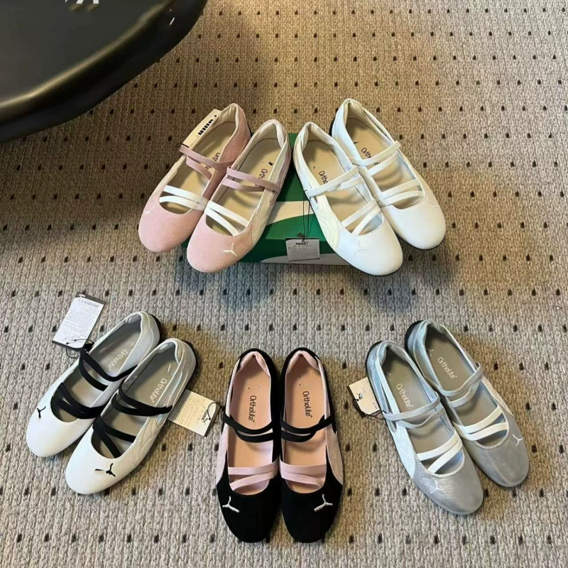 Оригинальные женские балетки в стиле PM, балетки на плоской подошве, низкие повседневные туфли, ретро-балетки на плоской подошве, слипоны, летние модные туфли в стиле Мэри Джейн