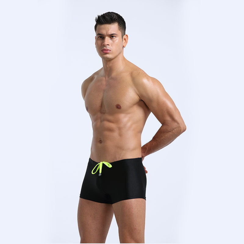 Pantalones de baño de ángulo plano, pantalones de baño de hombre europeos y estadounidenses, pantalones de playa con correa de moda, pantalones de secado rápidos transpirables