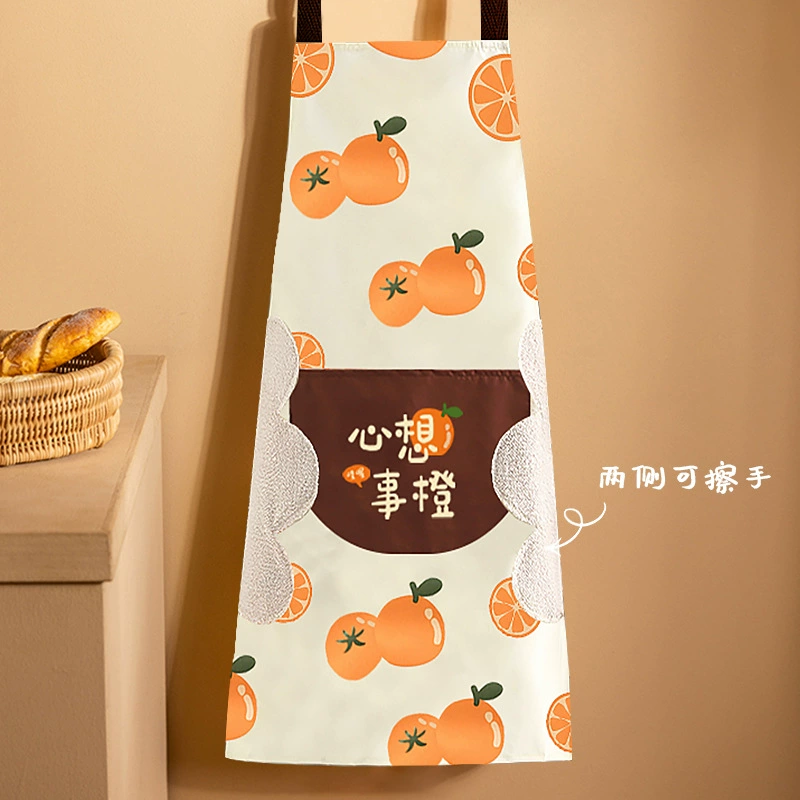 Новый фартук для домашней кухни для приготовления пищи, водонепроницаемый маслостойкий, стираемый вручную, рабочая одежда для взрослых, мужская и женская талия оптом