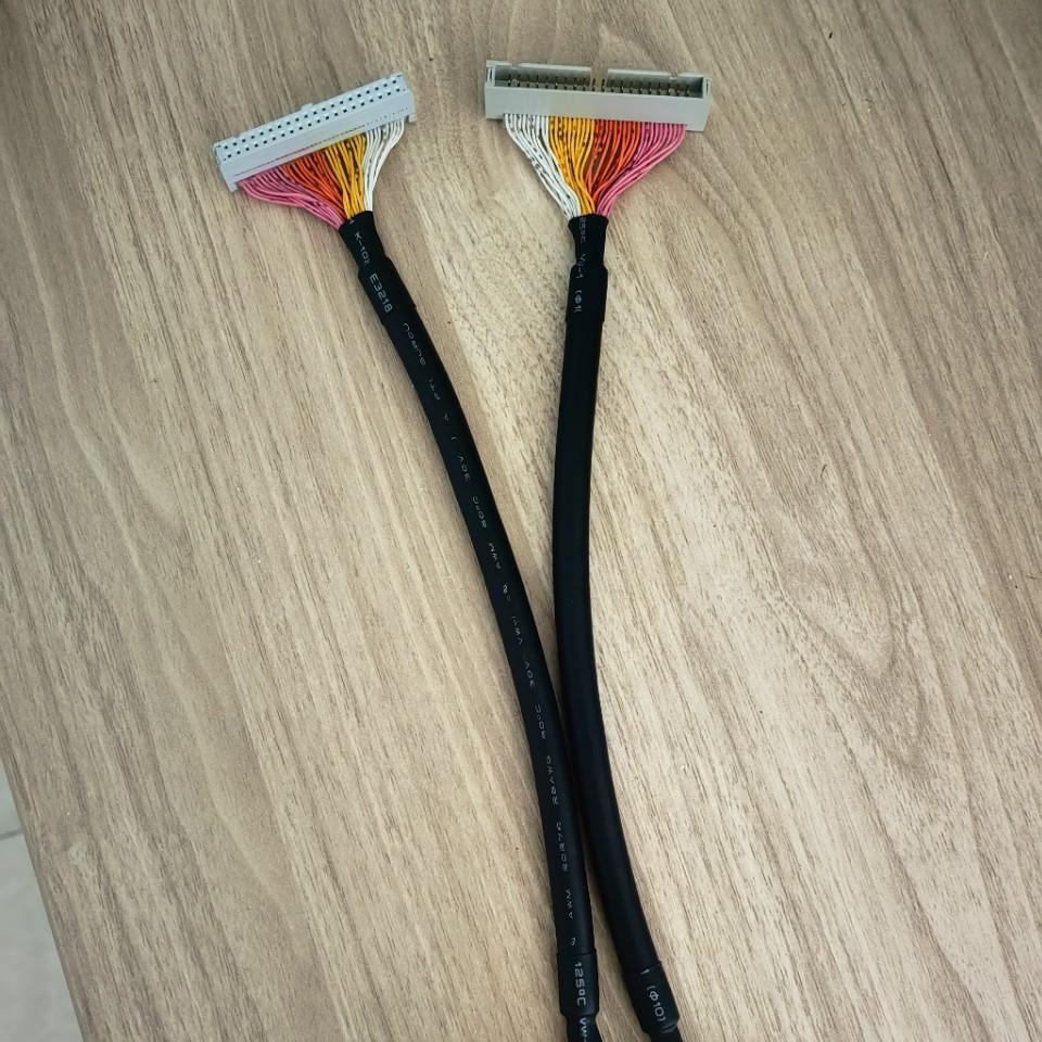 40 pin IDC. 2.54对绞屏蔽线 40pin简牛对绞屏蔽线
