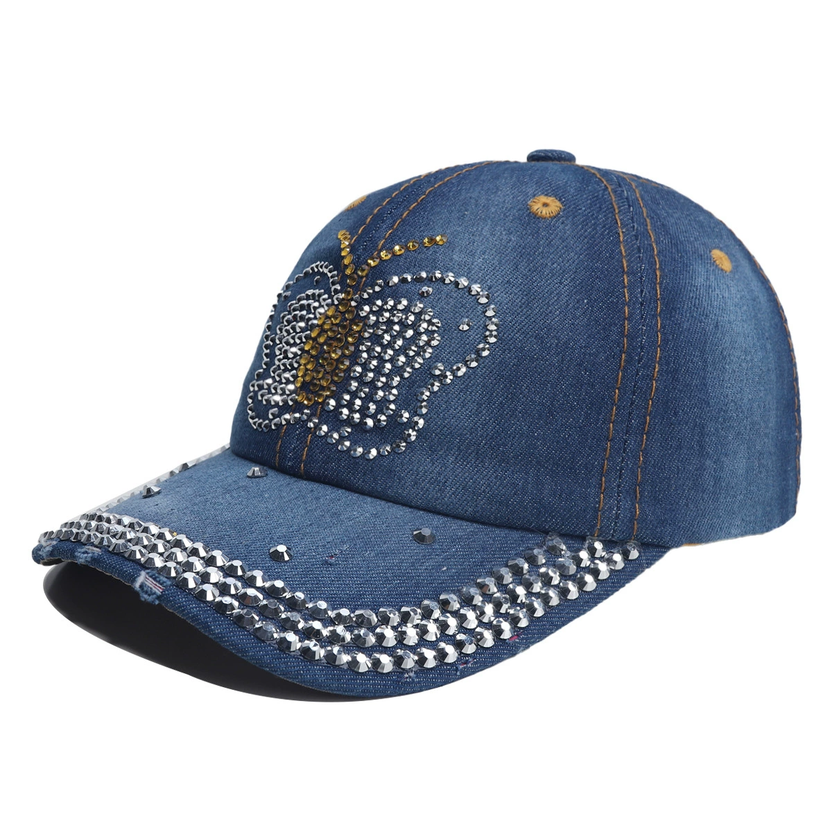Denim Baseball Cap (Mosey) Unisex, Adjustable 56–58 cm, Summer Sun Hat