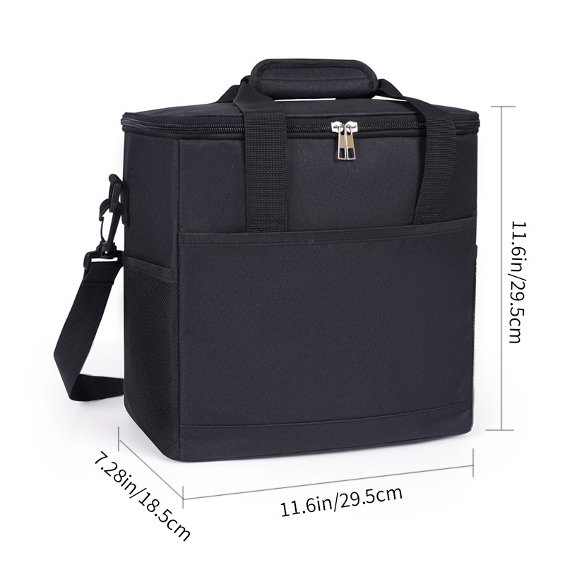 Bolsa de almuerzo de gran capacidad de Oxford, bolsas de almuerzo de gran capacidad, bolsas de hielo de picnic al aire libre, bolsas de almacenamiento transfronterizas, bolsas de almuerzo