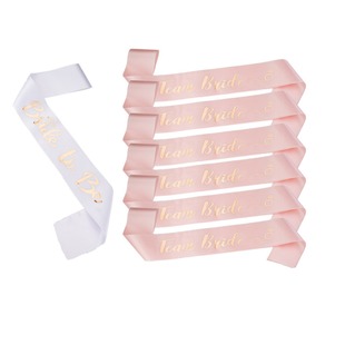 European and American bride to be bride shoulder strap team bride shoulder strap etiquette strap cross-border for wedding party