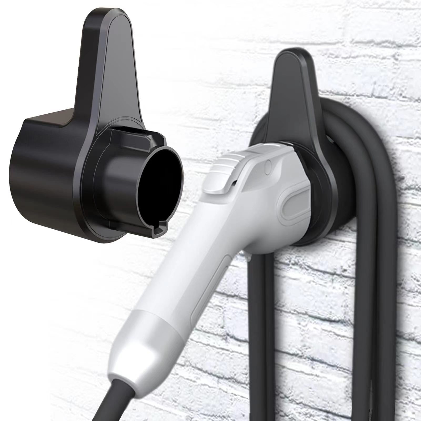 Cross-Border Hot-Selling New Energy Vehicle Parts J1772 Wall-Mounted Charging Box Bracket Charging Gun Cable Hook Rack