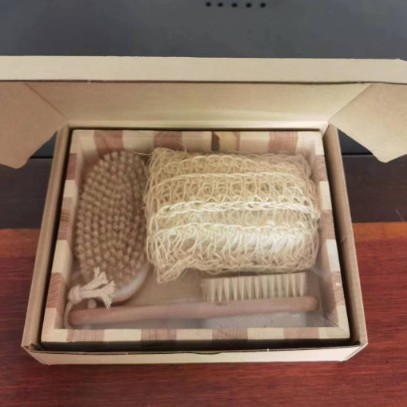 Suministro directo de fábrica en forma de corazón barril caja de regalo de baño suministros de baño regalos de negocios de vacaciones regalo traje de baño