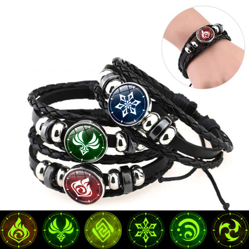 periphery Noctilucent Bracelet The eye Time gemstone Bracelet Retro weave Beading Bracelet Europe and America Jewelry