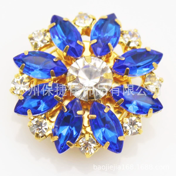 CF73 gold base sapphire blue horse eye