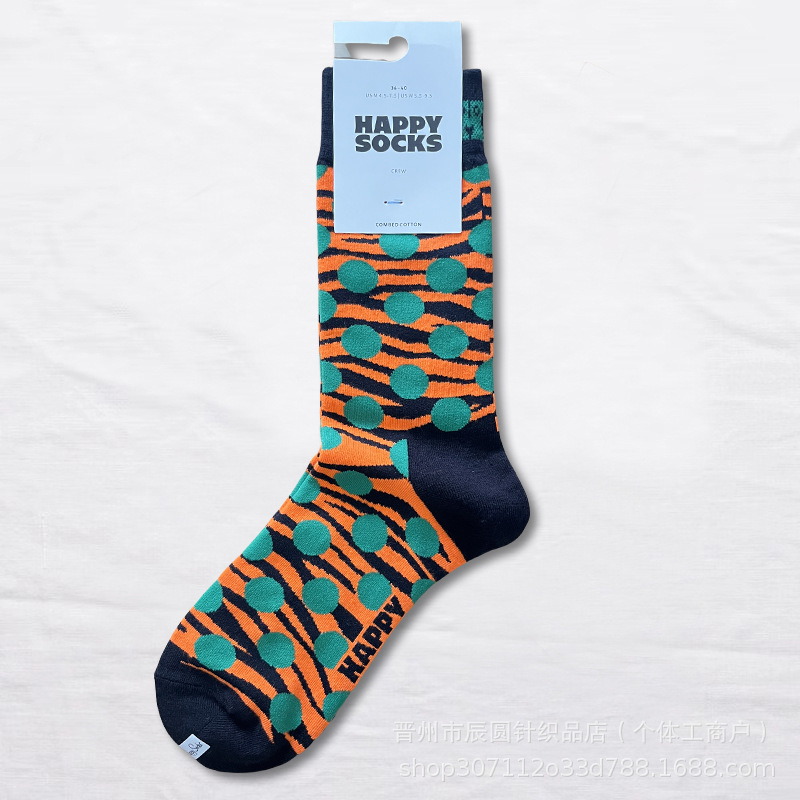 happysocks suecos calcetines de moda damas in-mode versátil animación calcetines de algodón de cintura alta al por mayor