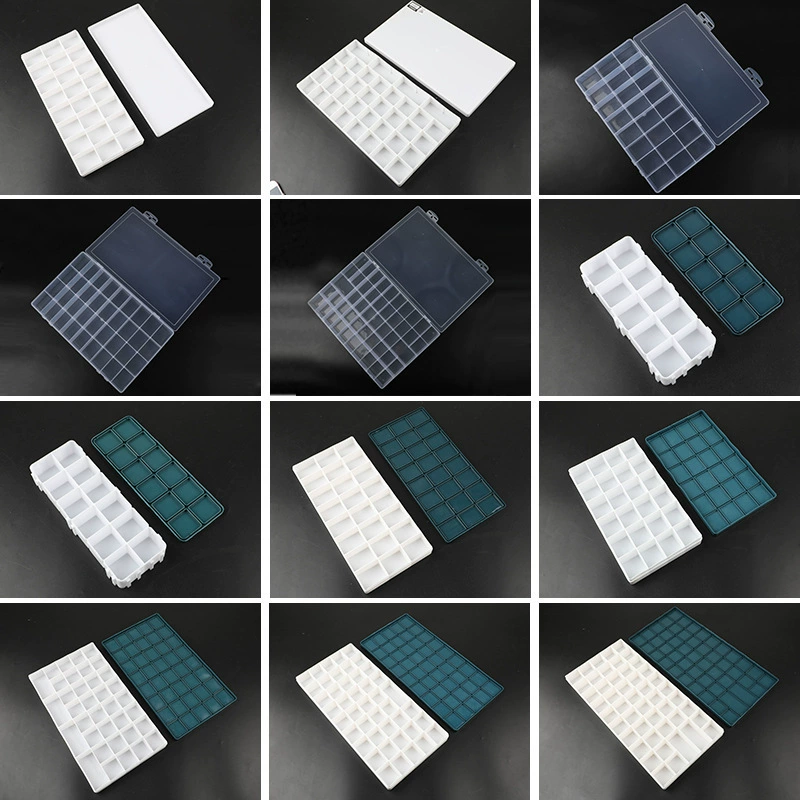 Оптовая продажа, студенческая коробка для красок, большая емкость, цветная палитра, художественная студенческая коробка для красок, коробка для акриловых красок для гуаши