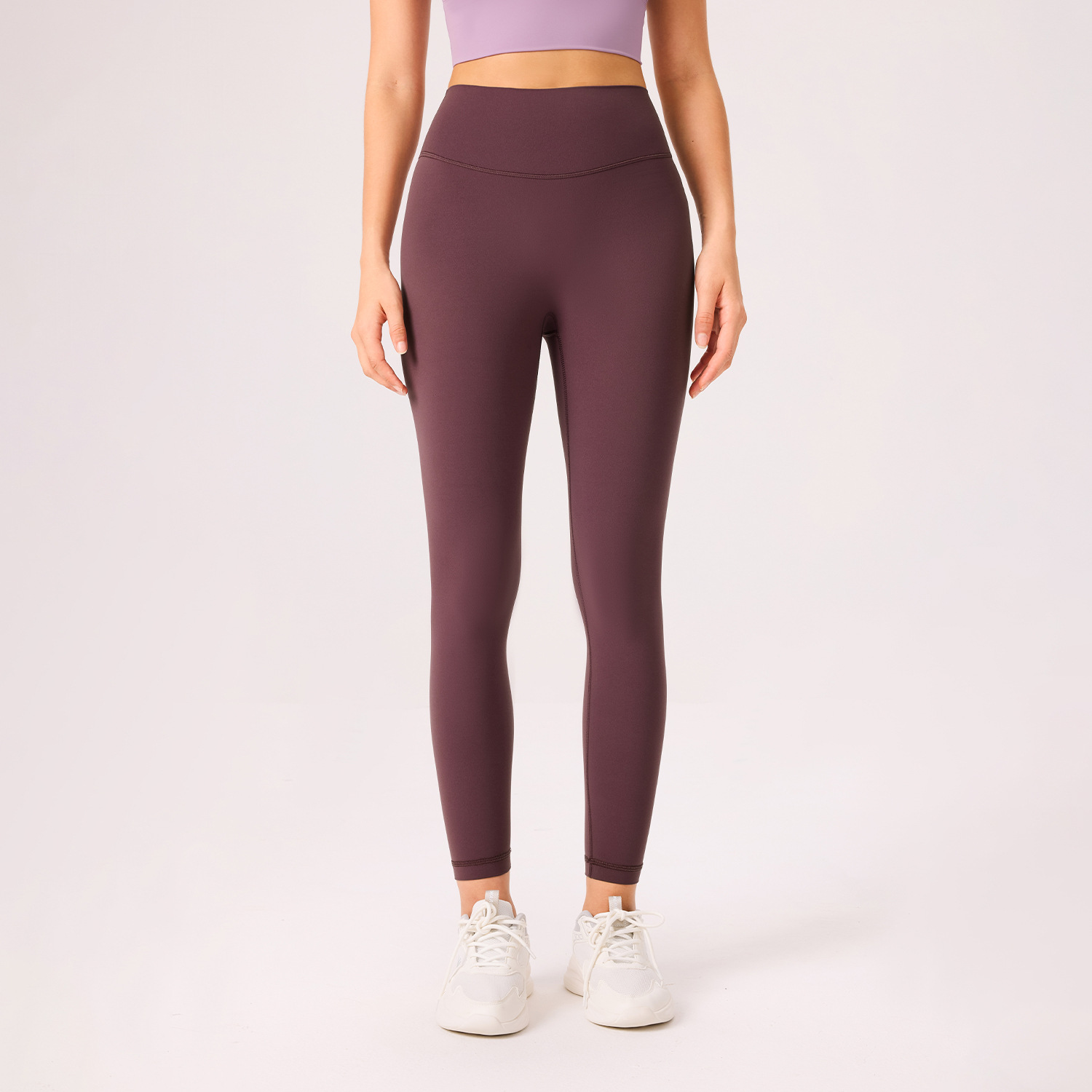 Pantalones de yoga para mujer, nuevo modelo N66, leggings deportivos ajustados de cintura alta de Lycra, levanta glúteos, para correr y hacer Pilates, ideales para hacer ejercicio al aire libre.