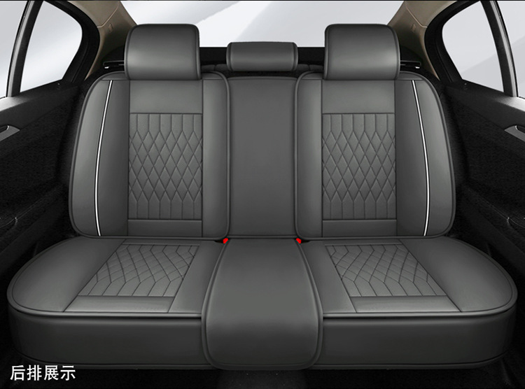 Leather Car Seat Cushions for Five Seats, Cross-Border Export Manufacturers, Four-Season Suitable Car Supplies Seat Cushions, Seat Covers Wholesale