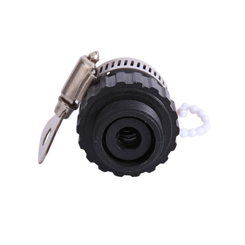 Factory direct sales 6 extra teeth pattern faucet universal joint water pipe adapter with chain anti-slip, anti-falling and anti-falling