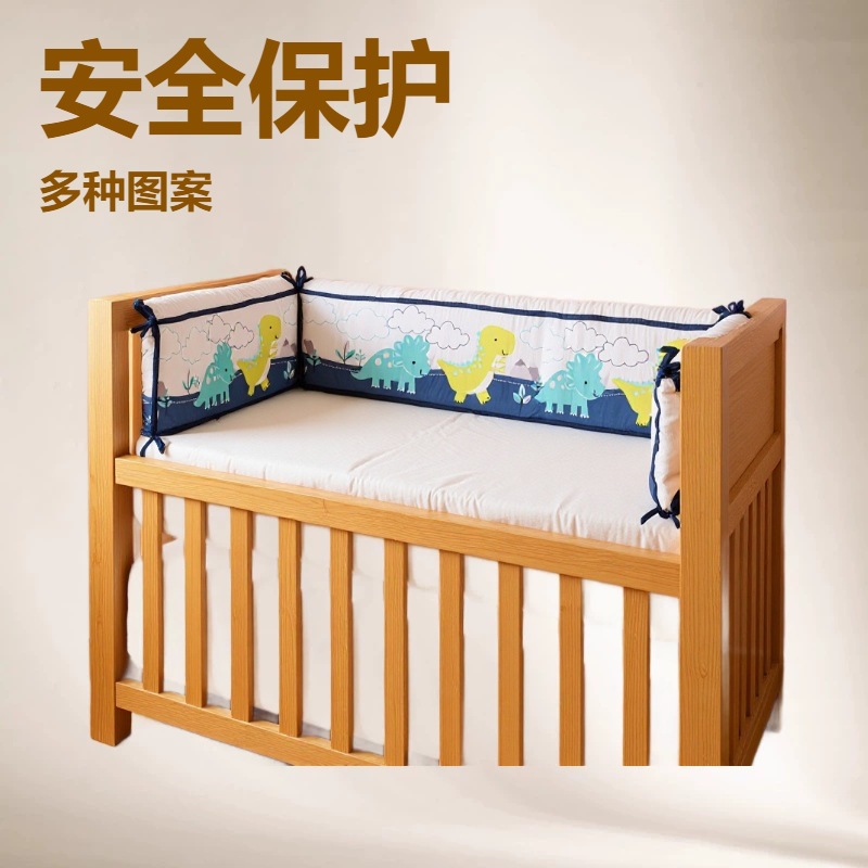 Foreign Trade Patterned Products Factory, Cross-Border New Printed Baby Crib Bumpers, Crib Guards, Crib Bumpers Wholesale