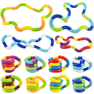 Varied Twist Rope Twist Ring Winding Toys Twist Music Decompression Toys Adult Decompression Vent Factory Outlet