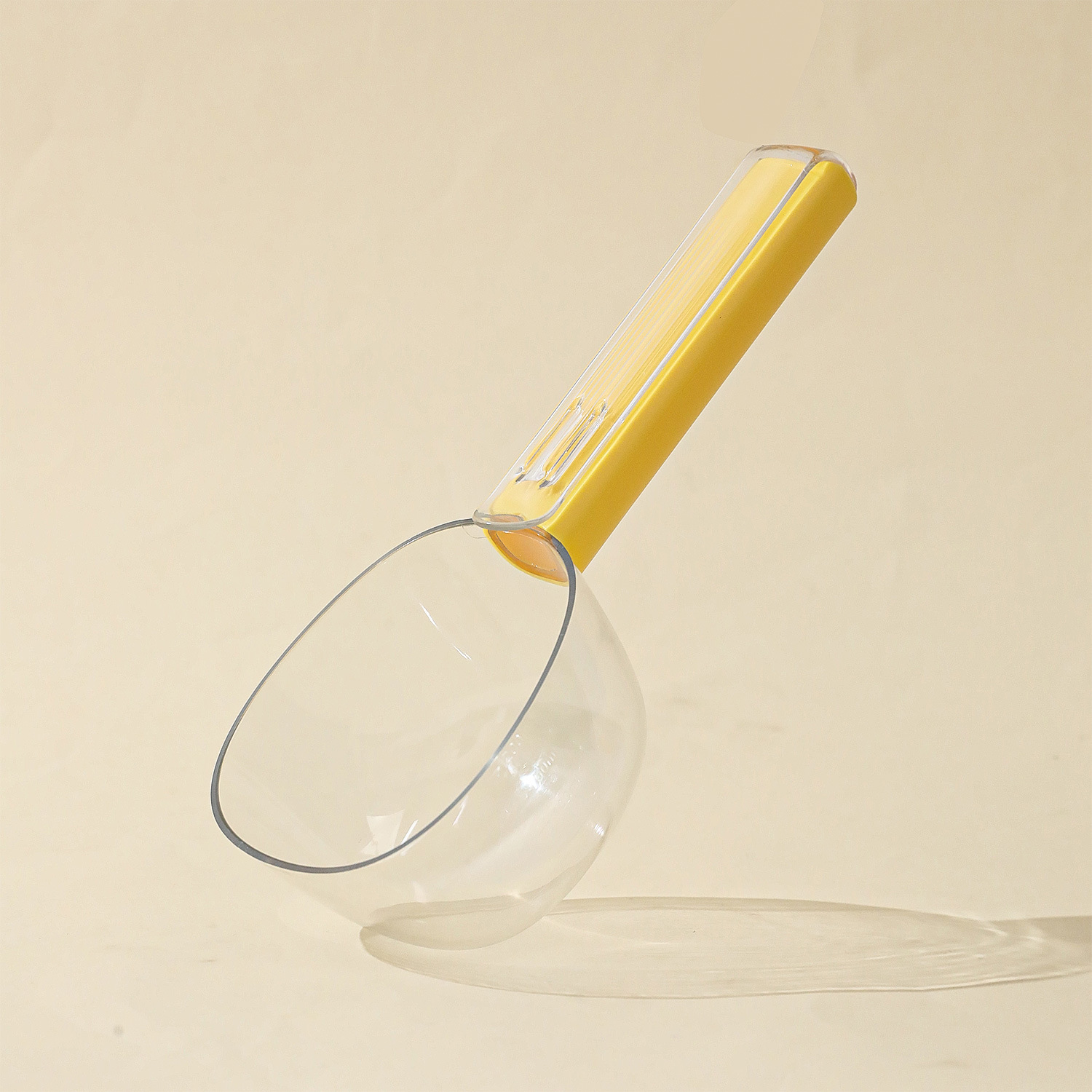 Cuchara de grano semipermeable con escala colgante de dopamina Cuchara de grano sellada multifuncional Cuchara de grano para gatos Cuchara de alimentación Taza medidora para mascotas