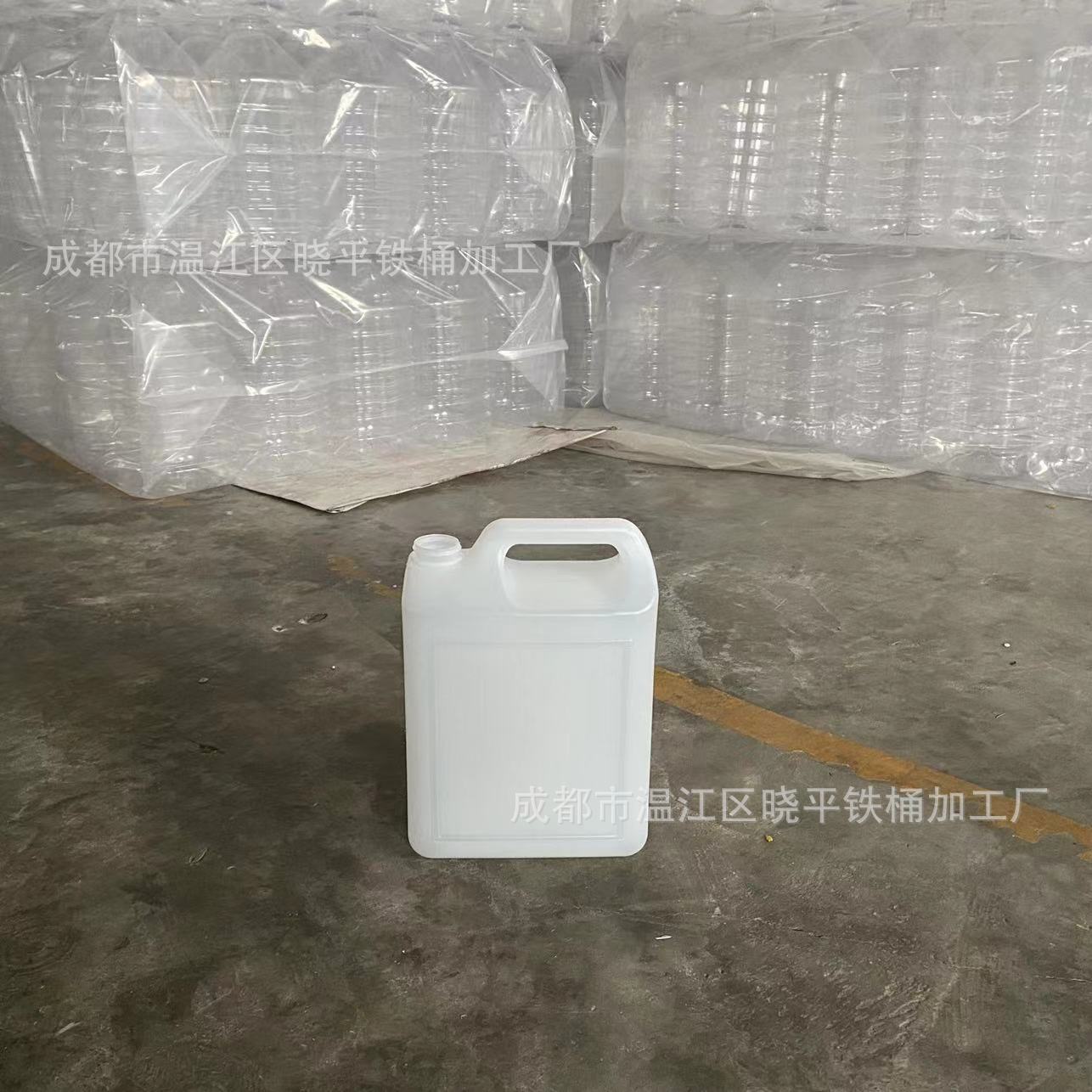 优选5斤塑料方桶 破损包赔 2.5升L公斤kg消毒液酒精pe桶厂家直销