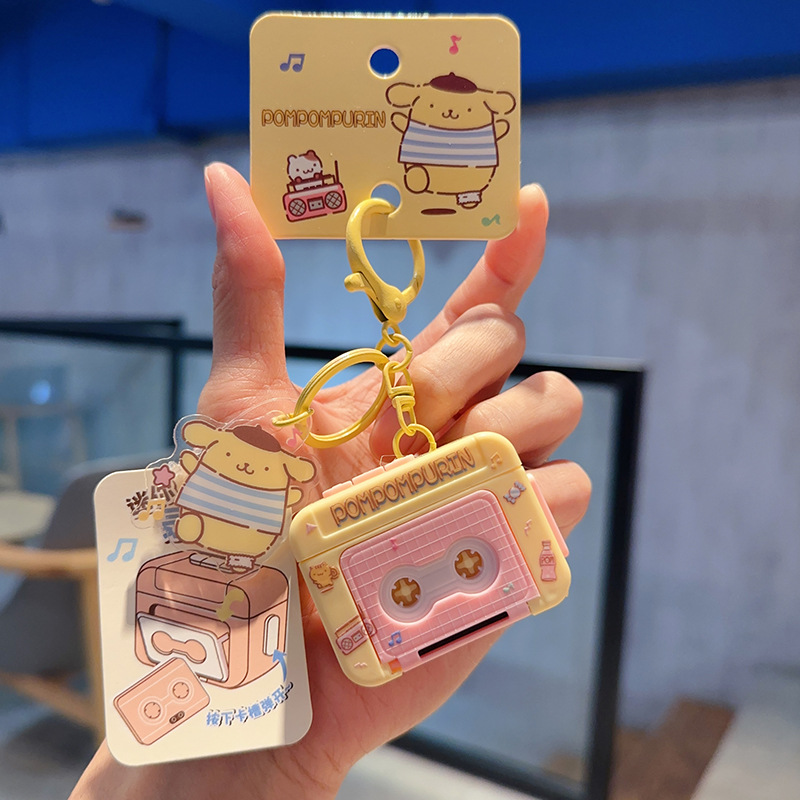 2026年新作正規品サンリオクロミぬいぐるみキーホルダー女性向け可愛いハローキティぬいぐるみカメラ小物