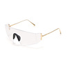 Fashionable windproof protecting glasses suitable for men and women, metal sunglasses, 2022, European style