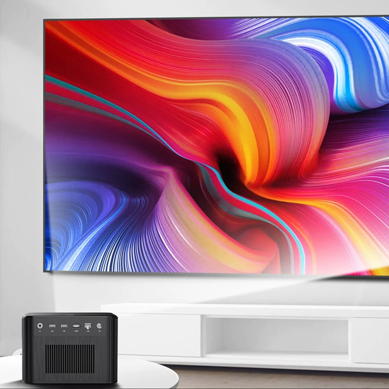Домашний проектор Big Eye Orange V9, офисный стеновый кинотеатр, мобильный Wi-Fi беспроводной проектор 3D Eye Orange V9
