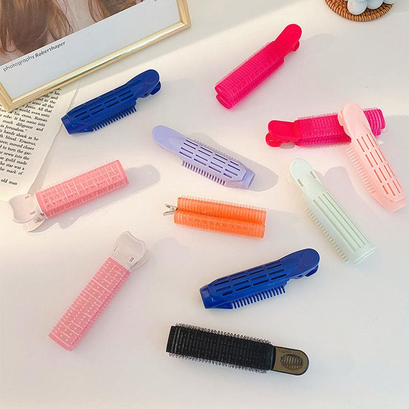 Cabello flojo artefacto de la raíz del cabello flojo clip alto cráneo cabeza fija clip de la frente clip de cejas clip de cabello bobina clip de cabello