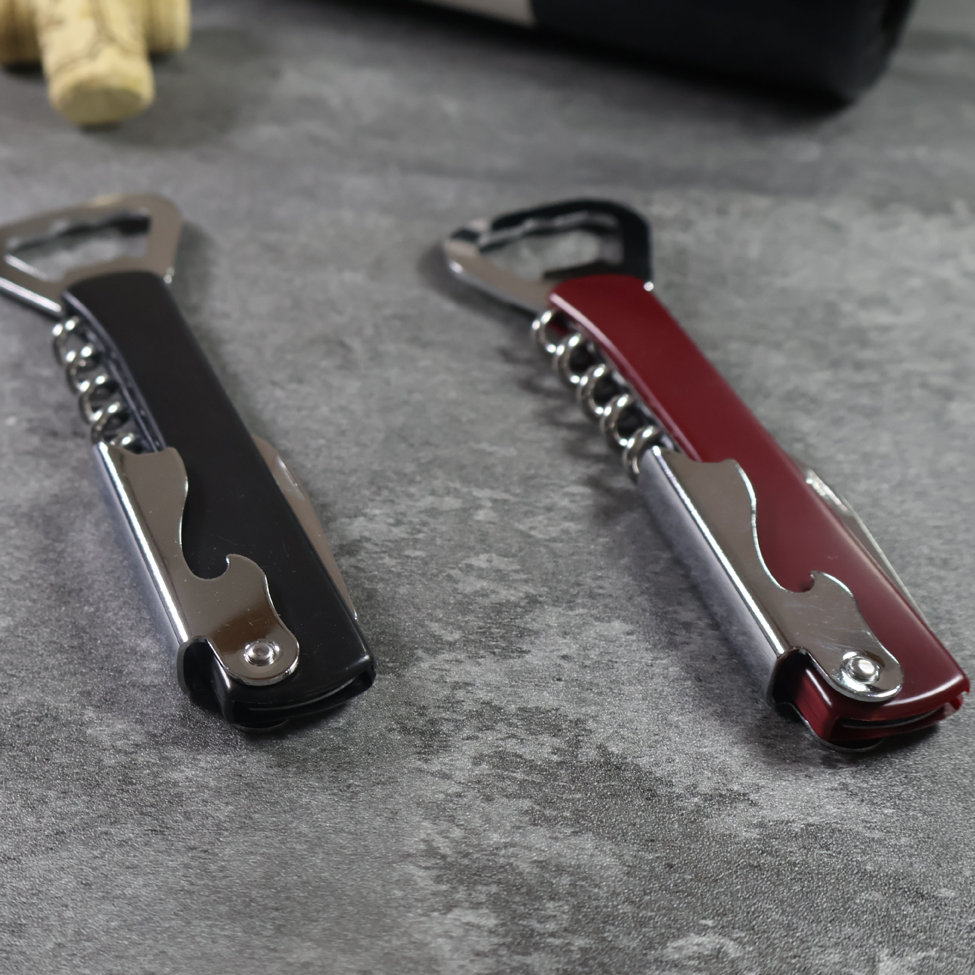 공장 직접 공급 플라스틱 손잡이 와인 칼 와인 병 오프너 맥주 병 오프너 다목적 병 오프너 도매