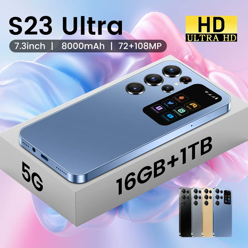 Новый 6,26-дюймовый трансграничный смартфон S23 Ultra с 1+16G суб-экраном Android «все в одном» от зарубежного производителя