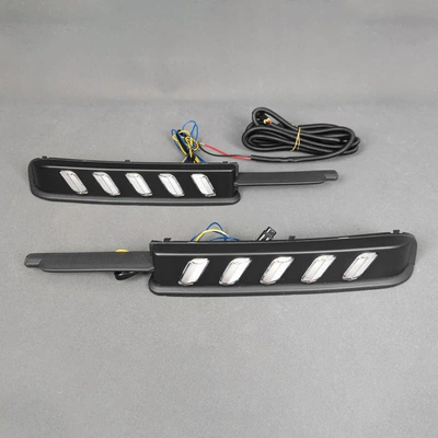 Suitable for Toyota 05-09 Old Reiz Models, Reiz Modified Special Led Front Bumper Daytime Running Lights (Gündüz işıqları) - mustang-style-led-three-color-streamer-daytime-running-lightspair-price