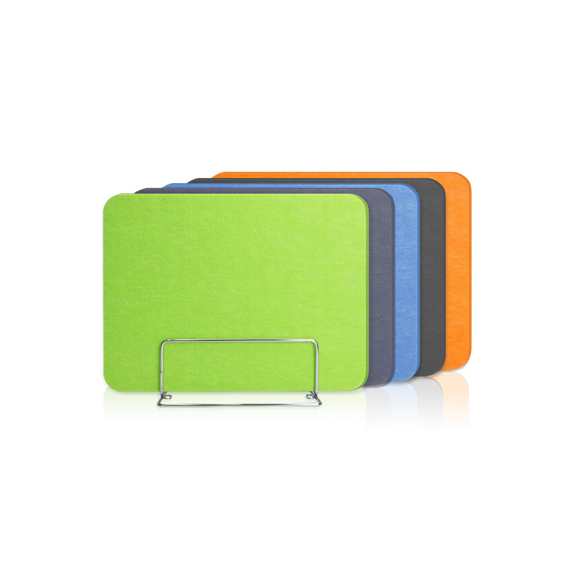 Escritorio de partición de la pantalla de absorción de sonido baffle estudiante examen resistente a la caída deflector de partición de la tabla de aislamiento de sonido de fibra de poliéster de algodón