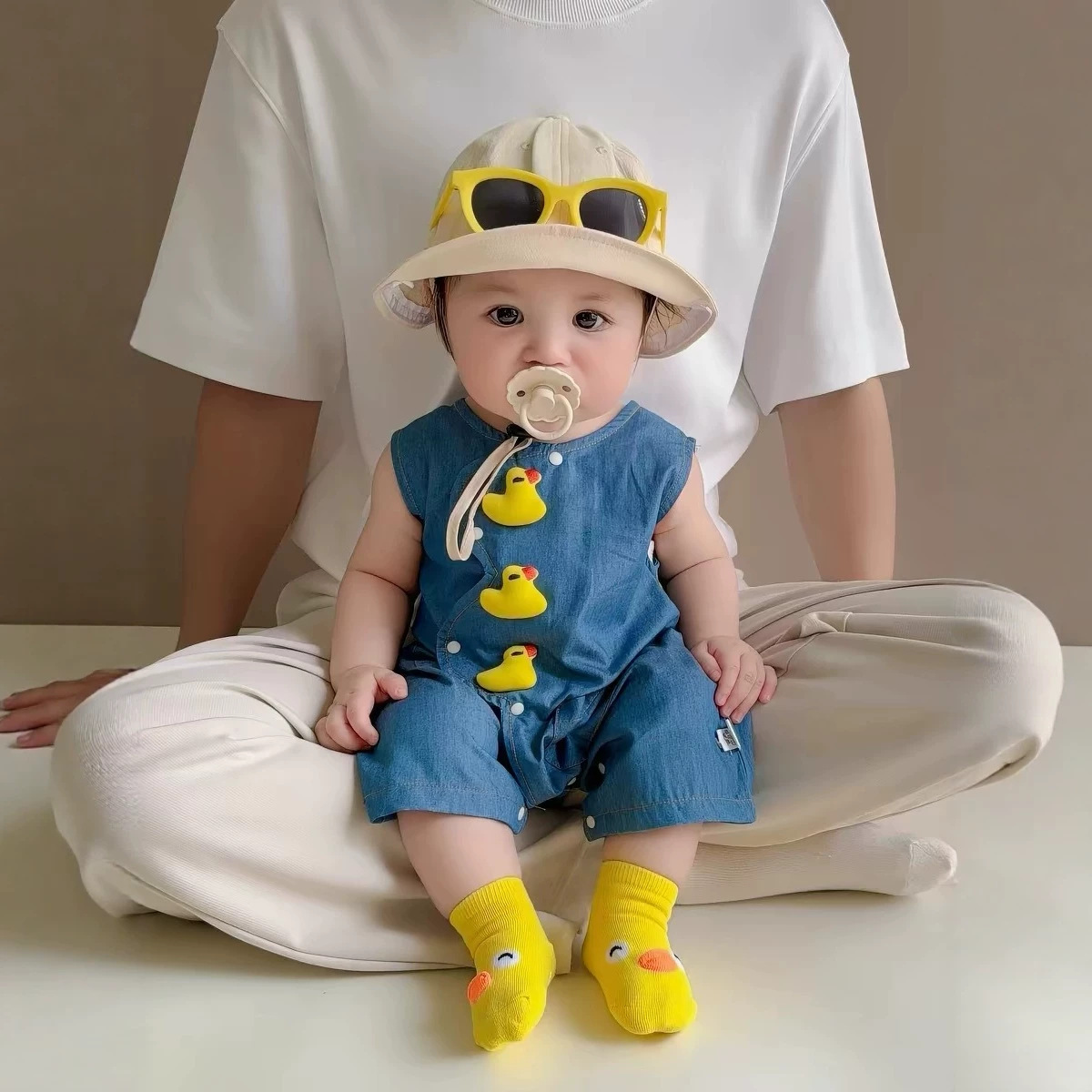 宝宝夏连体衣婴儿衣服夏季新款可爱超萌韩系婴幼儿卡通爬服百日服