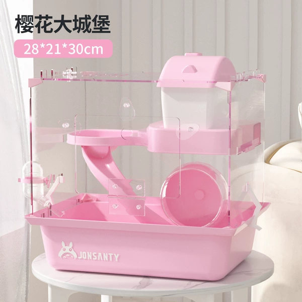 Crystal Sakura Hamster Cage 28*21*30cm
