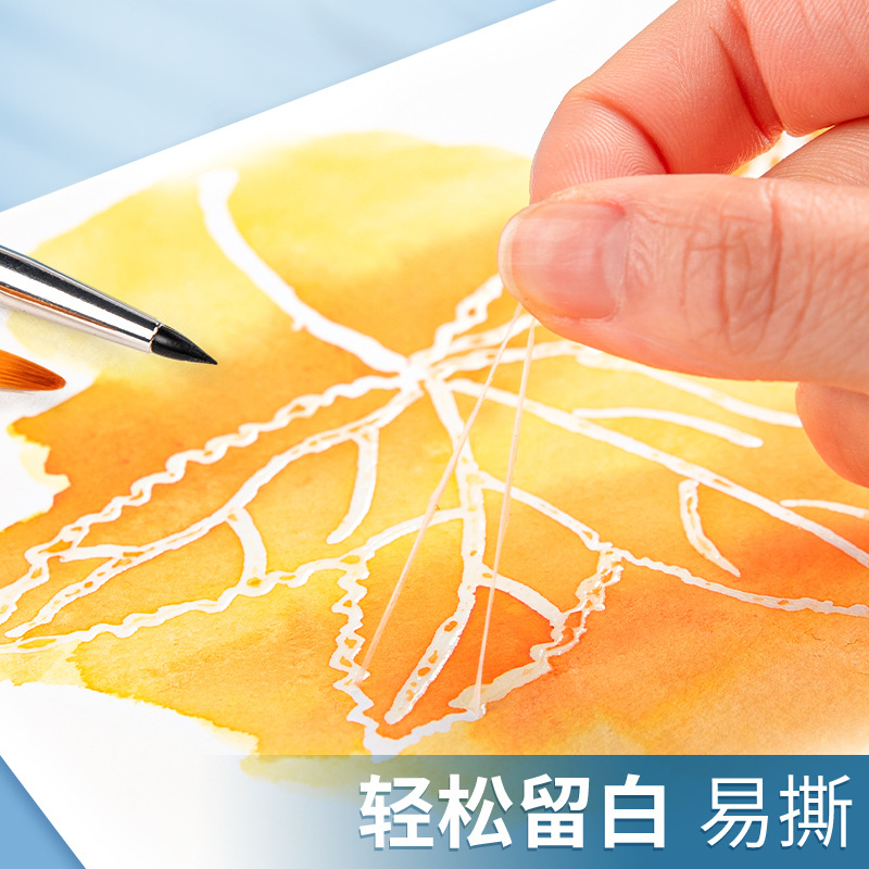 Haite Blanqueamiento Líquido Pintura de color Acuarela Goma arábiga Pintura de bilis Líquido de cubierta de modificación en blanco