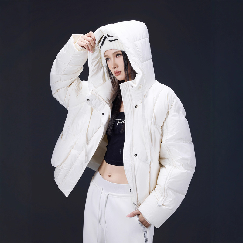 Yi Que Cloud Puff Fluffy Warm 90 White Duck down Jacket Winter New Hooded Puffer Jacket Warm Coat Yi Que Cloud Puff Fluffy Warm 90 White Duck down Jacket Winter New Hooded Puffer Jacket Warm Coat