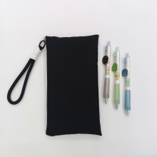 空白笔袋定制印logo简约纯色文具袋定做学生pencil case厂家直销