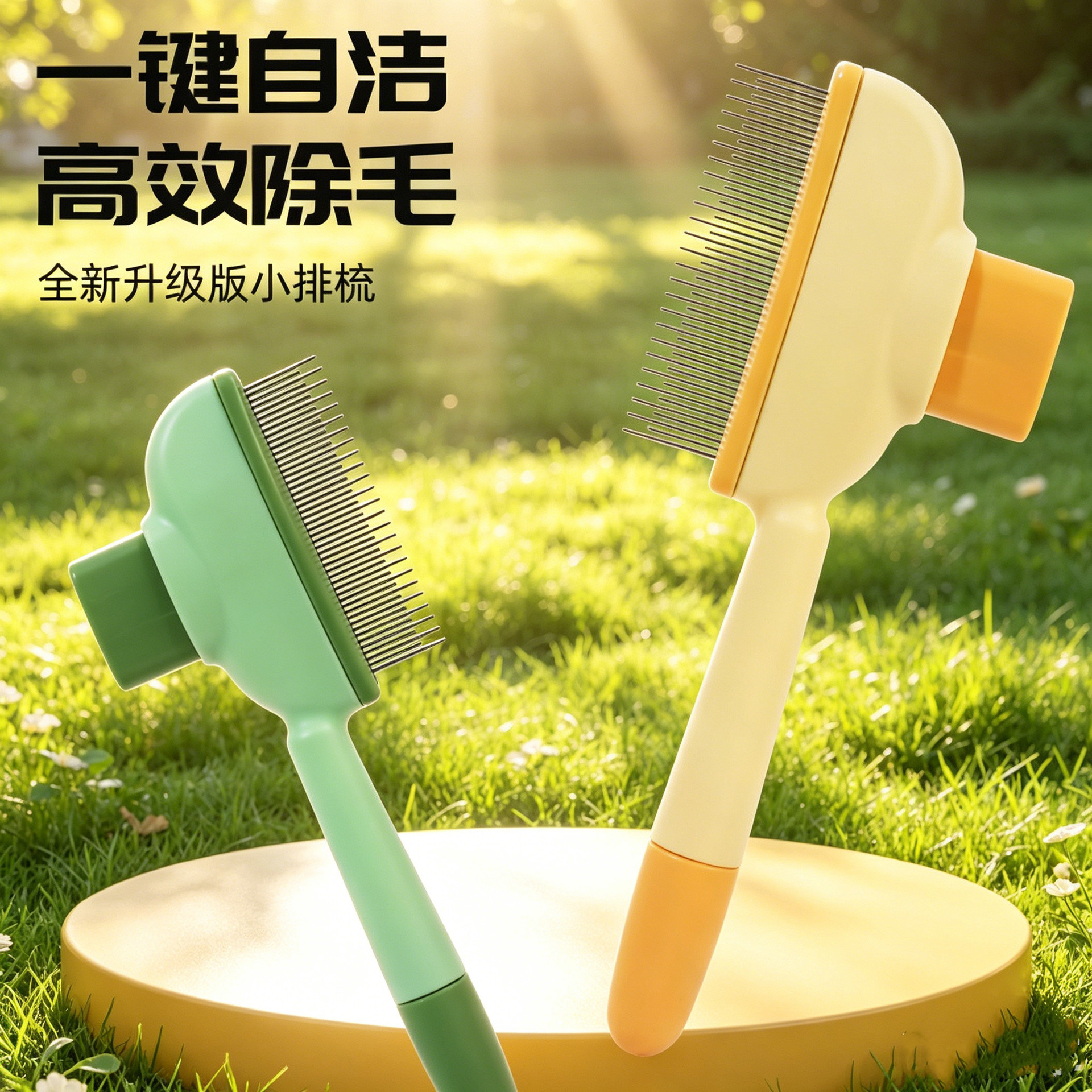 Pein de mascota, pein de cabello cerrado, pein de cabello para gato y perro, pein de madera sólida para limpieza y belleza de mascota