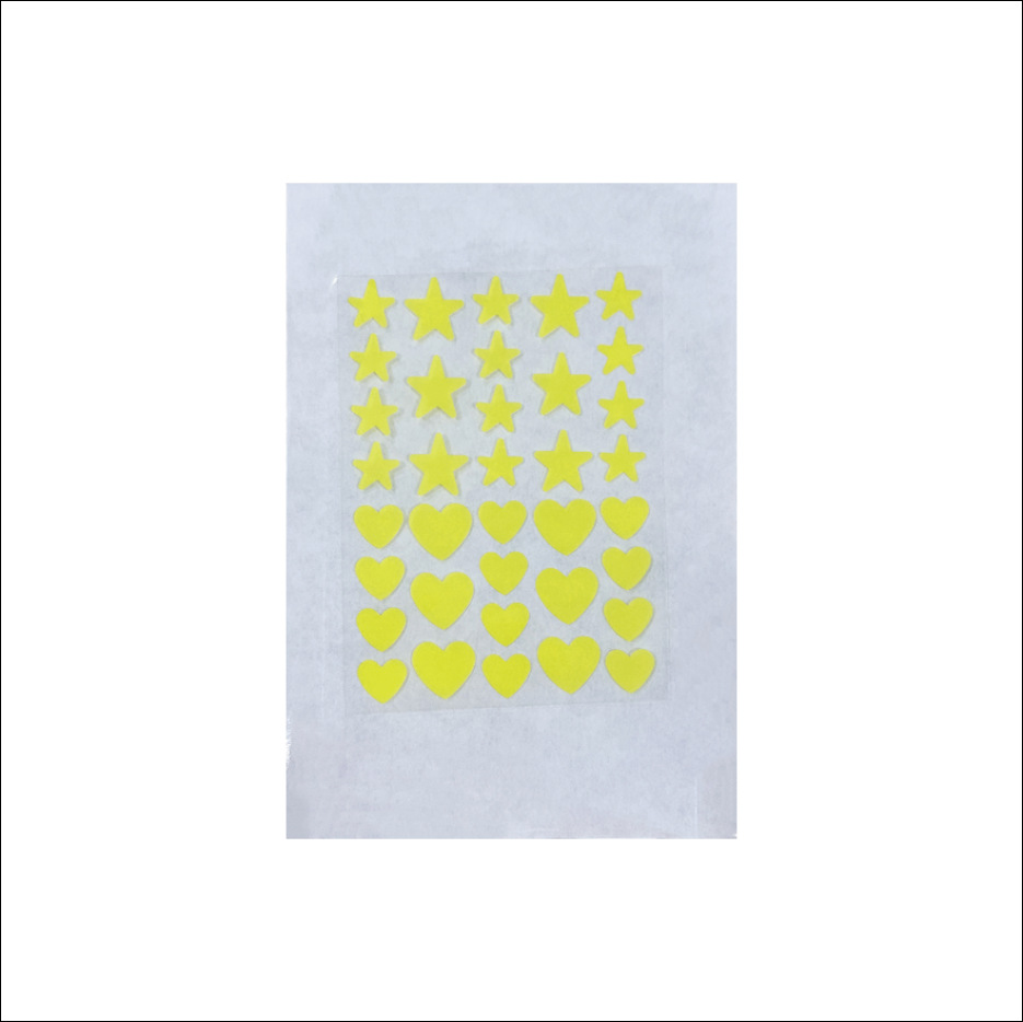 36 스타 하트 여드름 패치 옐로우