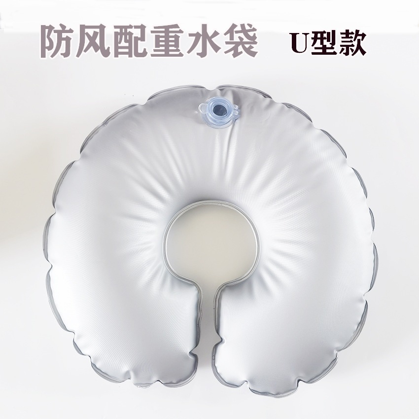 Outdoor weighted water bag, water-filled display stand, weighted U-shaped bracket, flag base, tent wind-resistant and anti-fall, thickened and wear-resistant