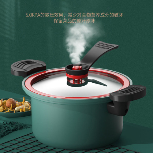 New Non-Stick Pressure Cooker: Gentle-Pressure Braising & Multi-Use Home Cooker—Perfect for Soup, Stewing, and Gifting