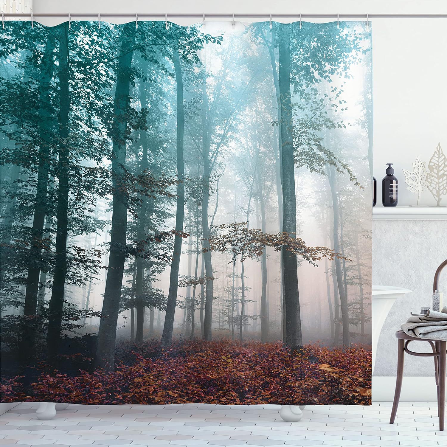 Waterproof curtain, 3D digital printing service, polyester