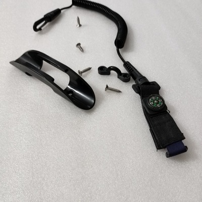 供应户外游艇独木舟皮划艇海洋舟钓鱼船配件  指南针失手绳桨夹扣