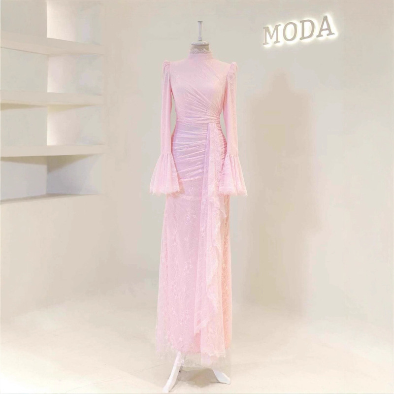 2025 New Cross-Border Export Women's Clothing European and American Amazon Sexy Lace Waist Elegant Elegant Elegant Dress Skirt