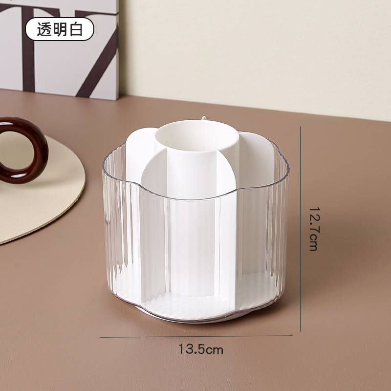 El valor facial alto es de 360 grados, el cilindro de la pluma giratorio, el escritorio multifuncional, la Caja de almacenamiento de gran capacidad, la papelería estudiantil y el estante de la pluma.