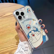 插画哆啦A梦iphone17/16苹果卡通手机壳15promax软胶13pro透明12/